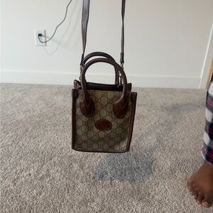 Gucci Mini Bag in Brown and Tan